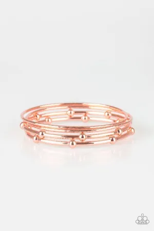 Paparazzi Bracelet ~ Beauty Basic - Copper