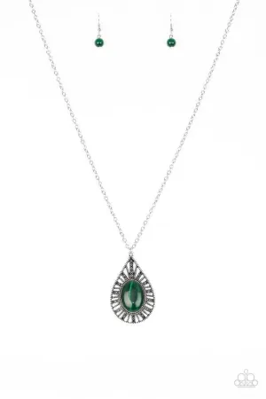 Paparazzi Necklace ~ Total Tranquility - Green