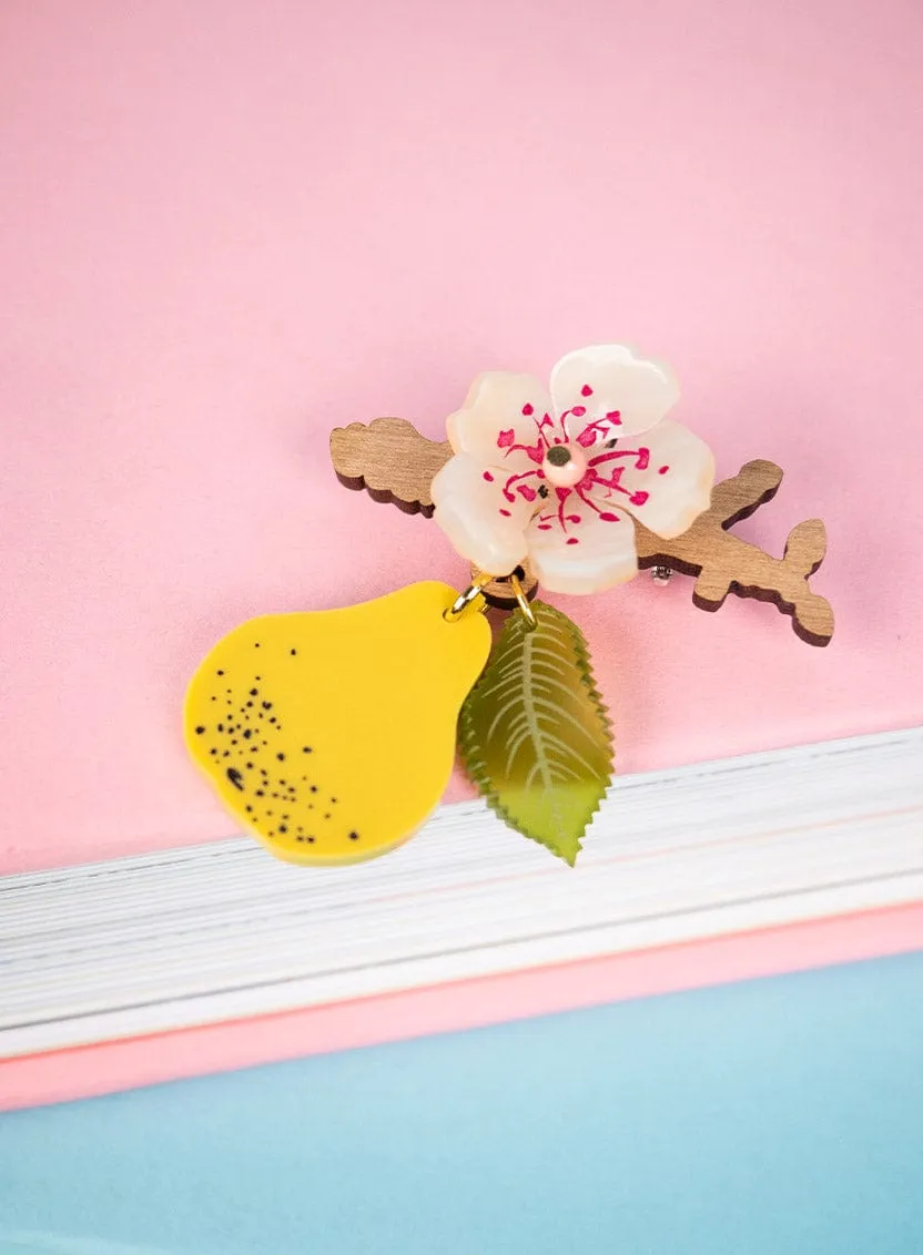 Pear Blossom Brooch