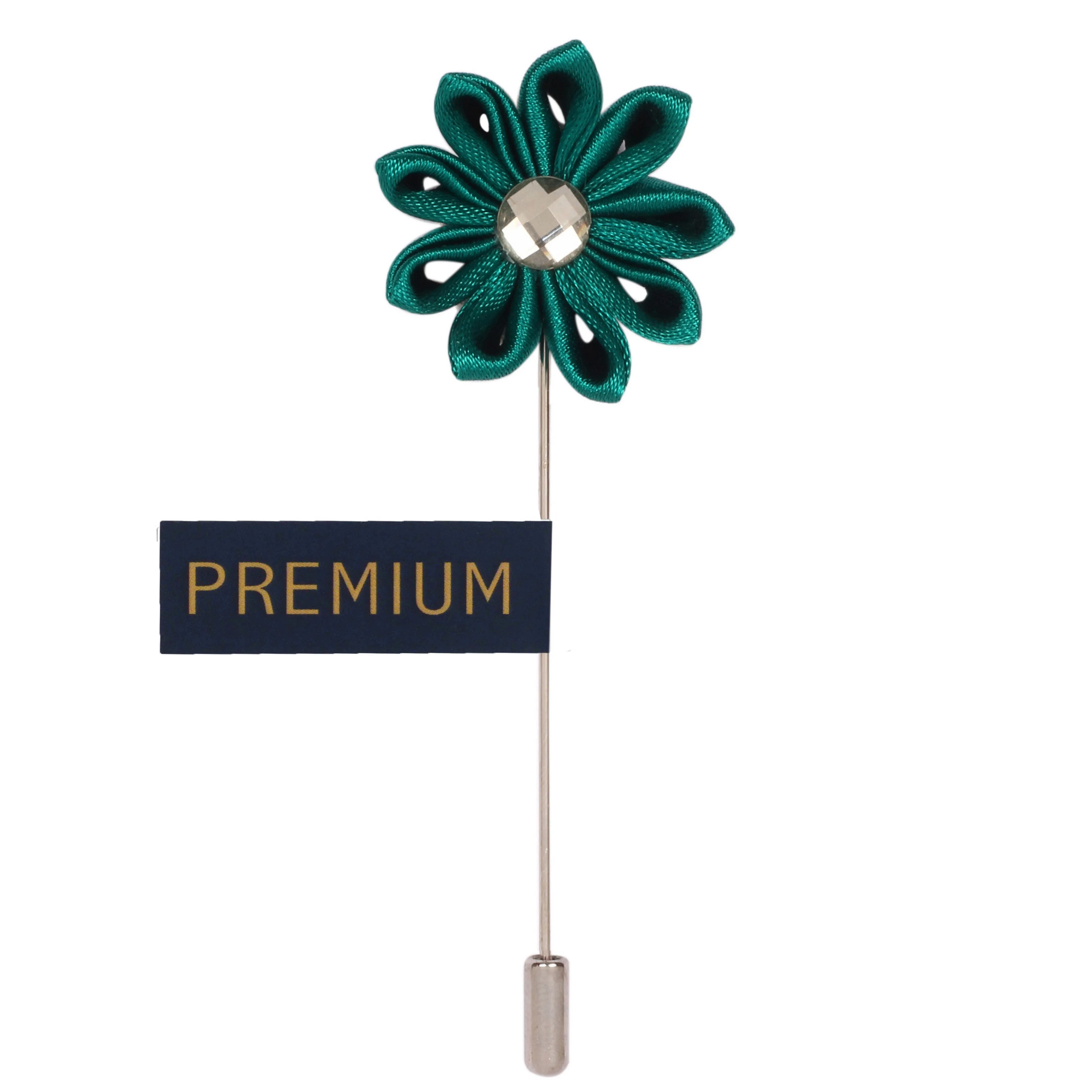 Peluche Glowing Petals Cyan Brooch Lapel Pin