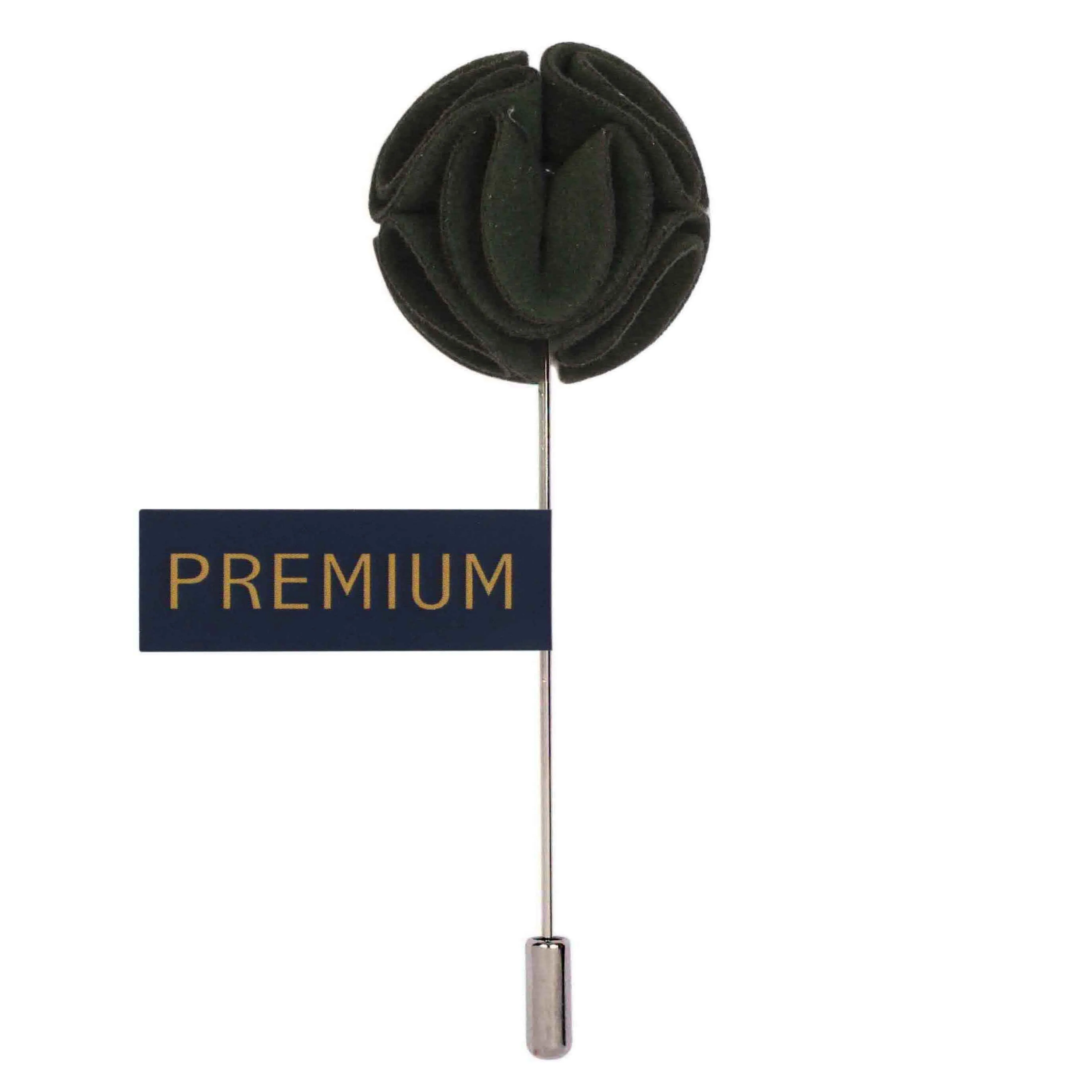 Peluche The Dahlia Flower Green Brooch Lapel Pin