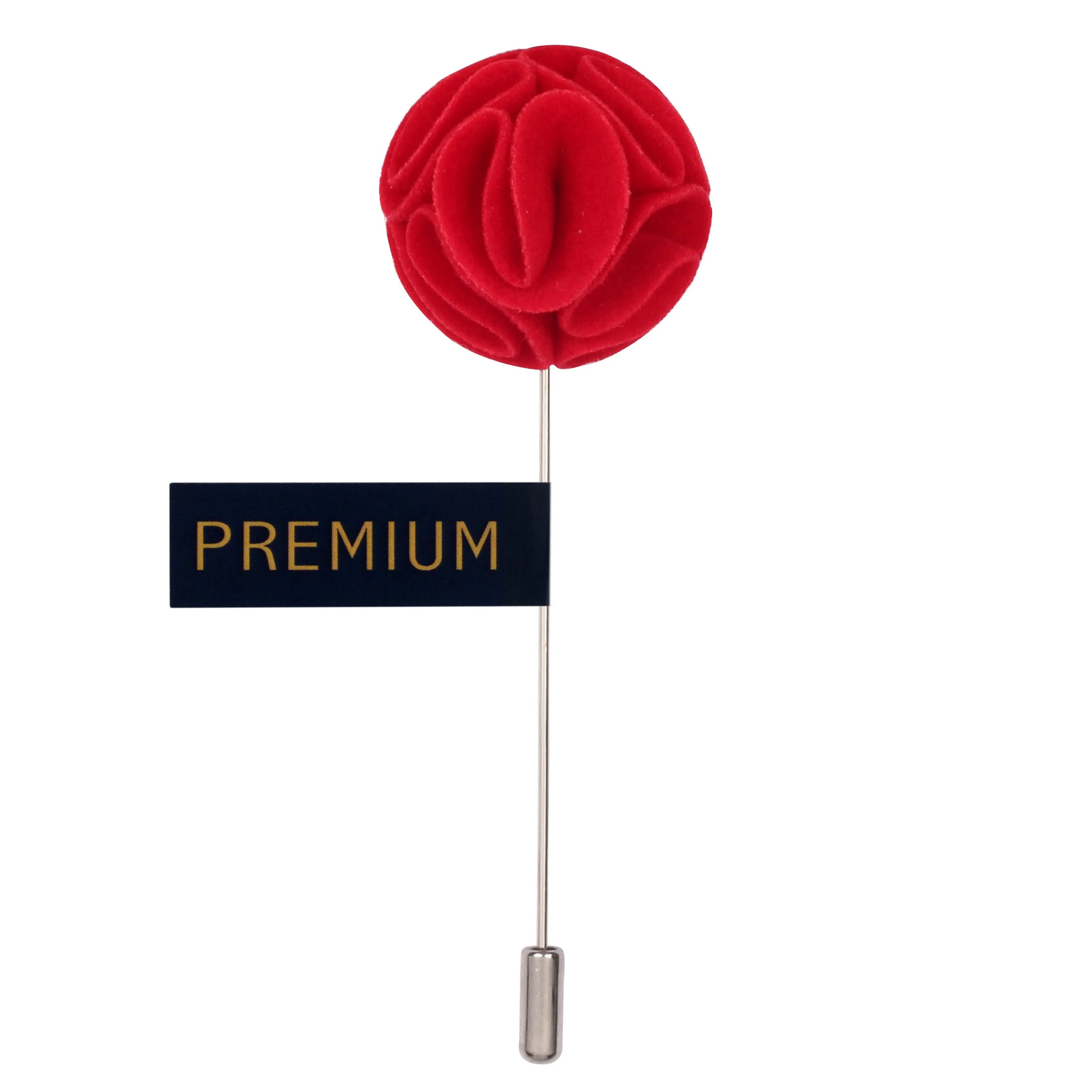 Peluche The Dahlia Flower Red Brooch Lapel Pin