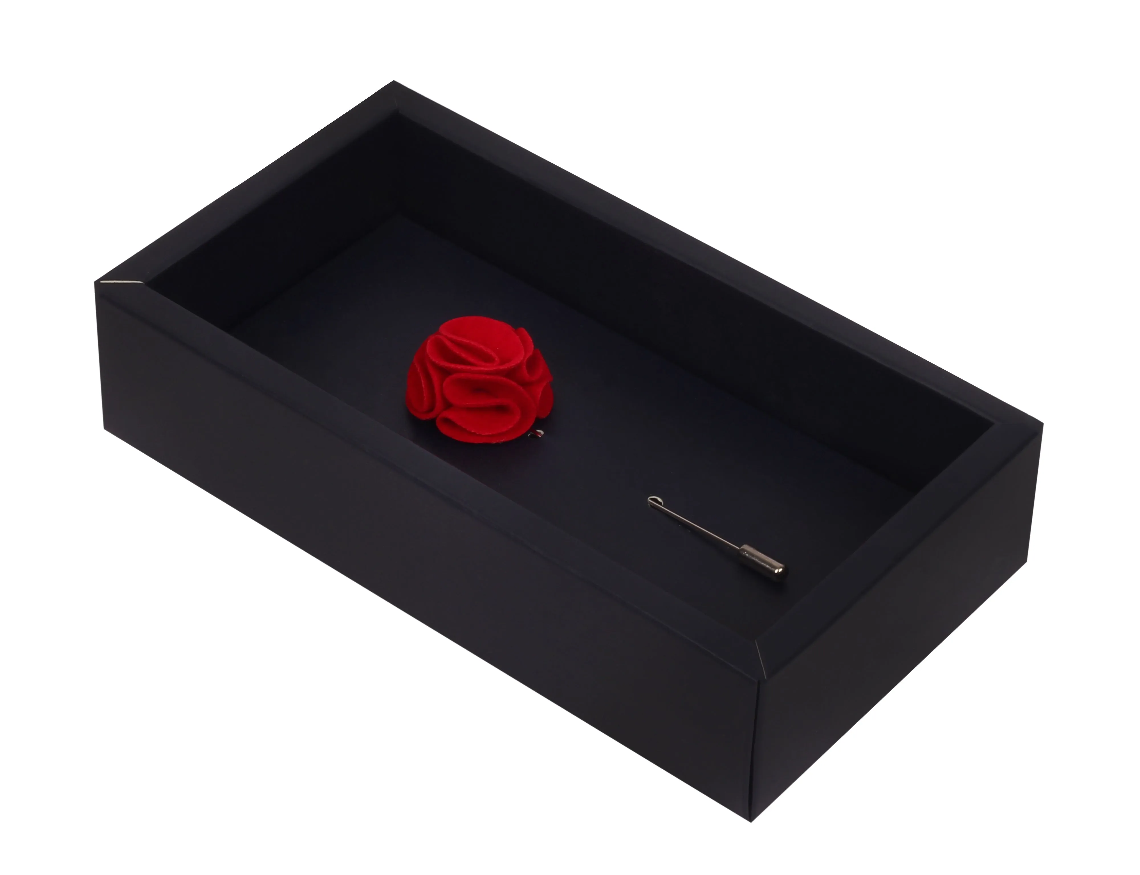 Peluche The Dahlia Flower Red Brooch Lapel Pin