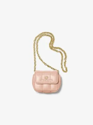 Quilted Leather Crossbody For Apple AirPods®