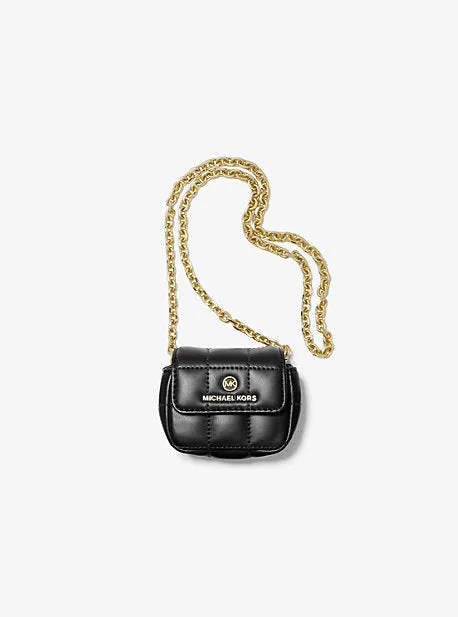 Quilted Leather Crossbody For Apple AirPods®