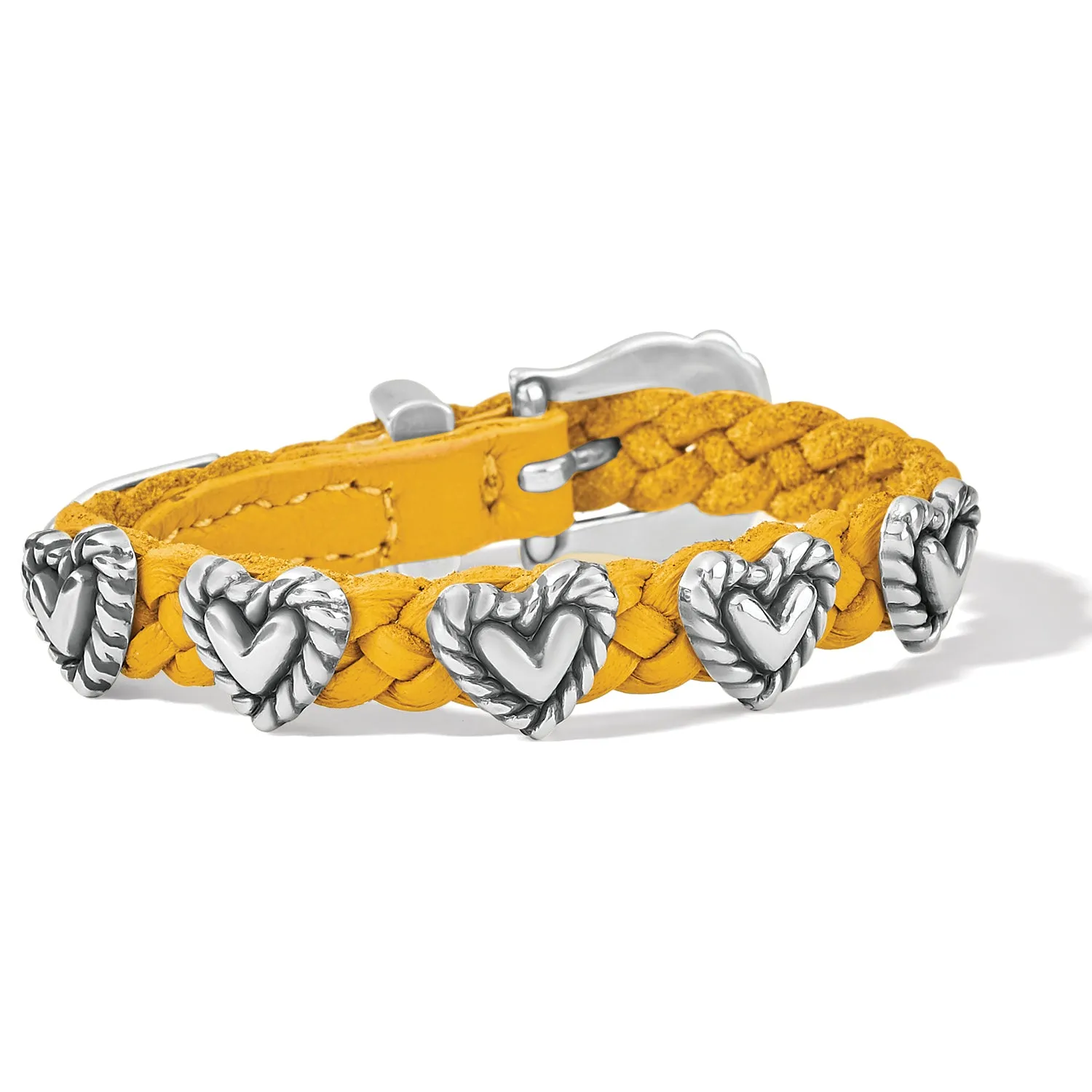 Roped Heart Braid Bandit Bracelet - 07475G