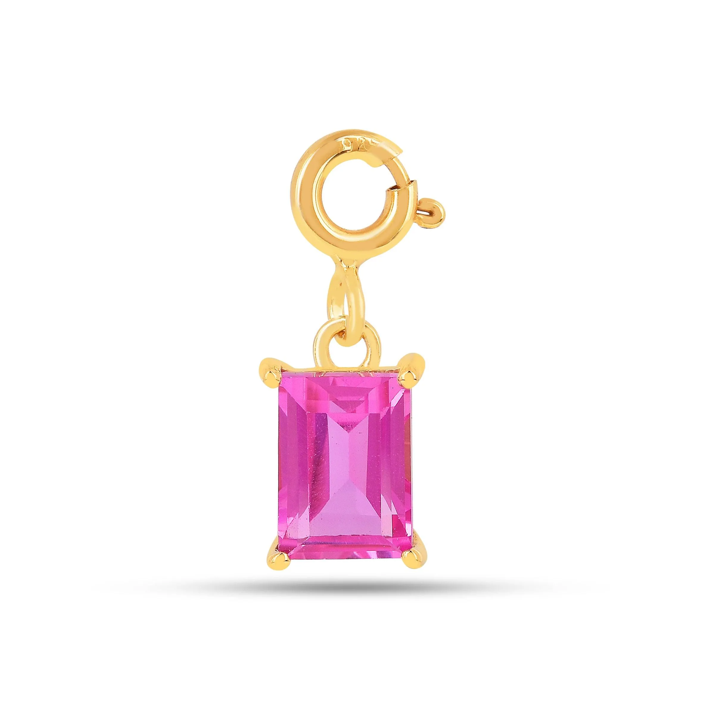 Sapphire Baguette Charms Pendant