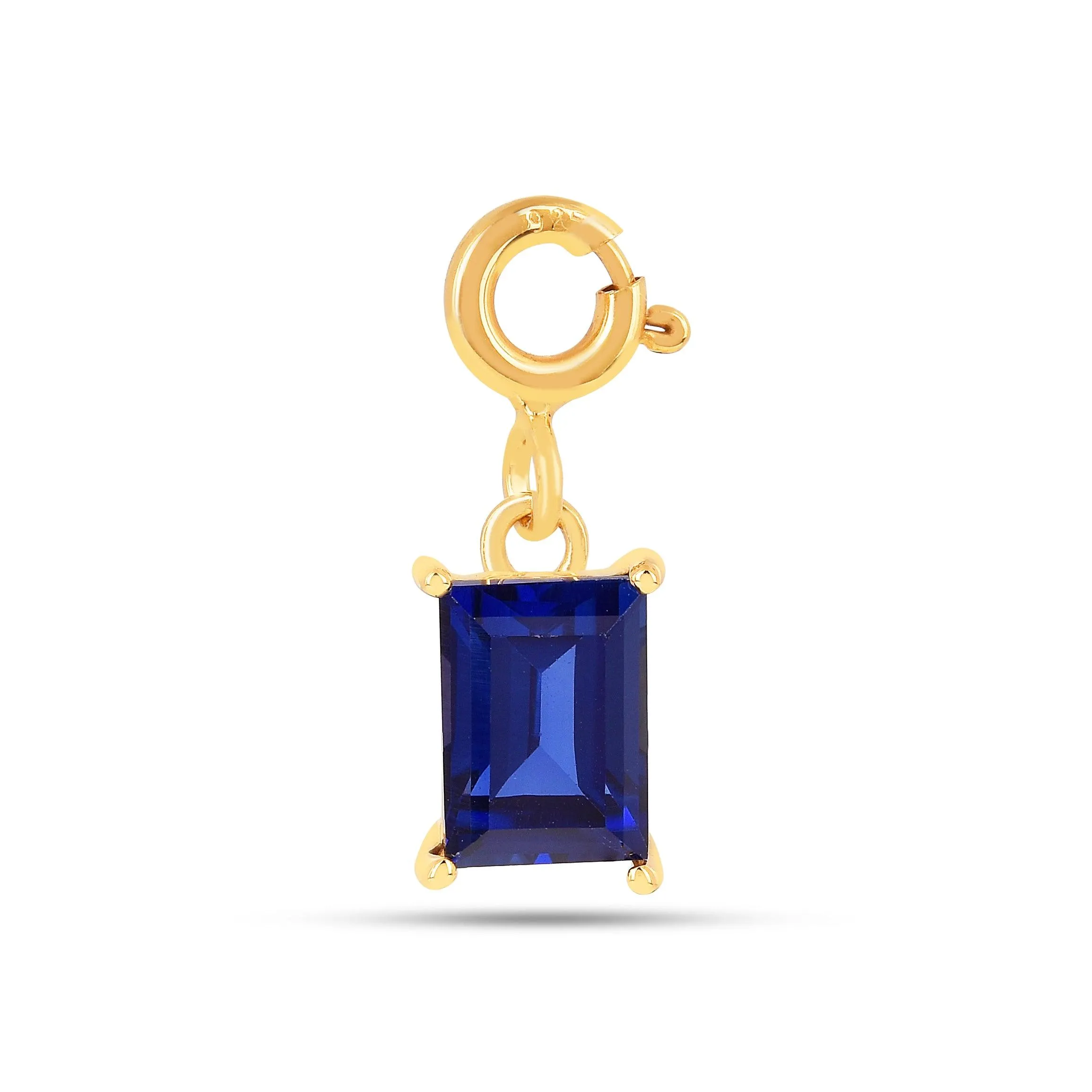 Sapphire Baguette Charms Pendant