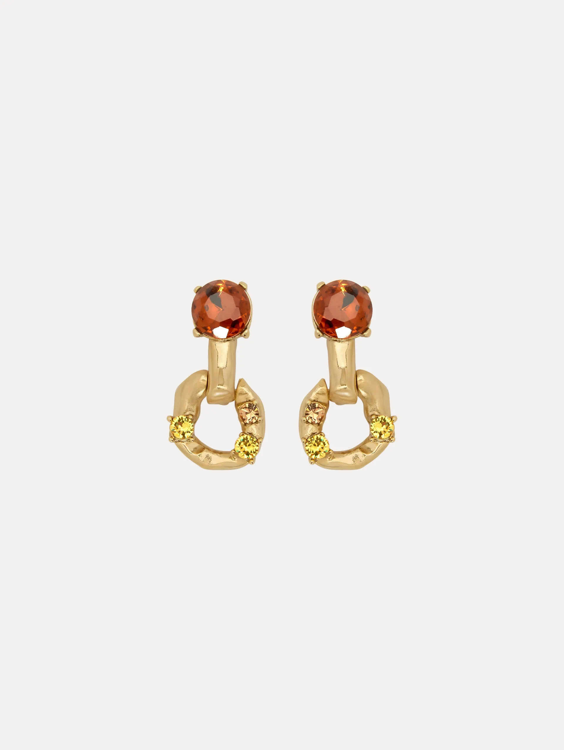 Scramble Chain-Link Earrings