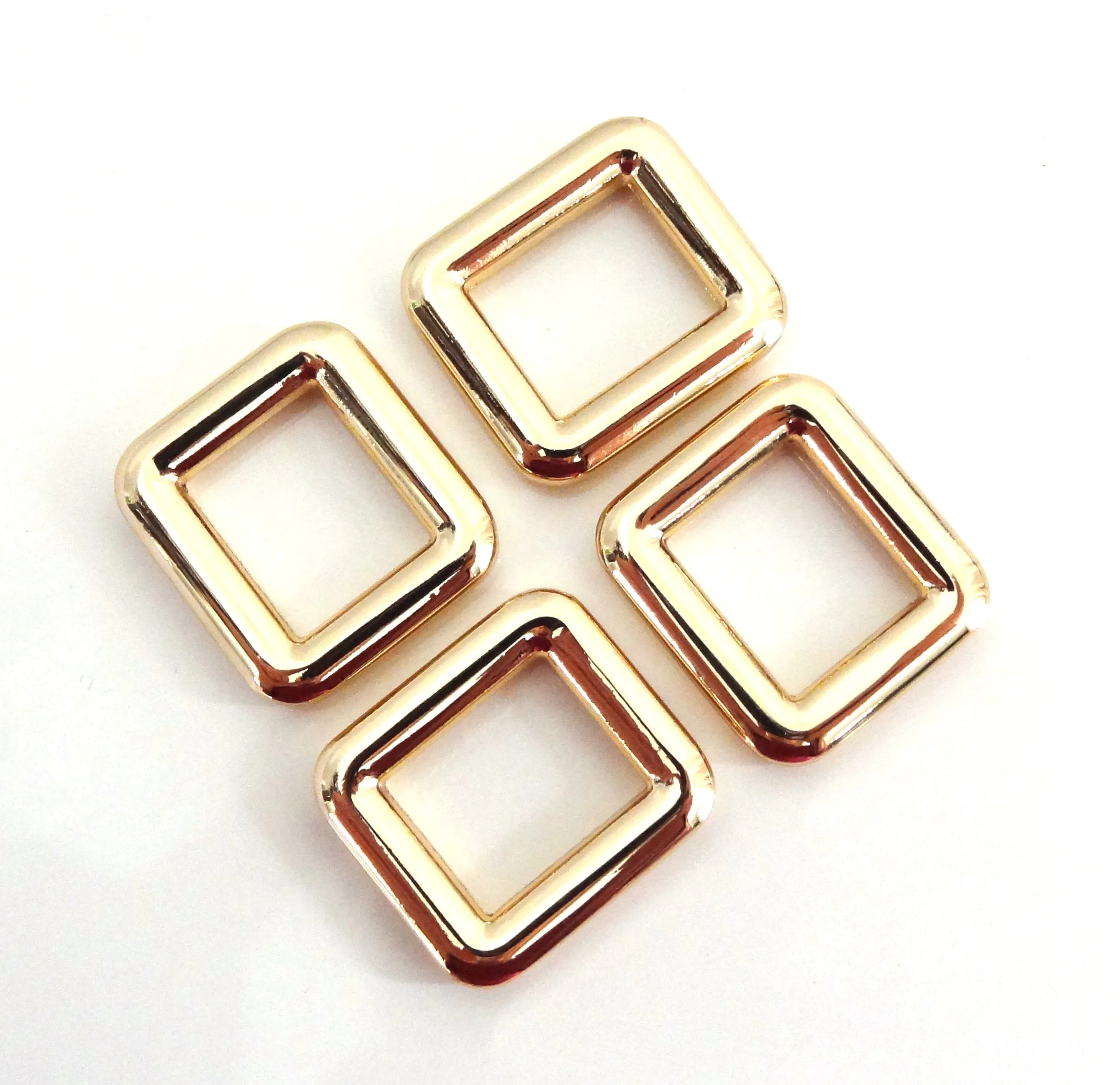 Solid-Cast Rectangle Rings - 16mm Inner Width - Pkg of Four