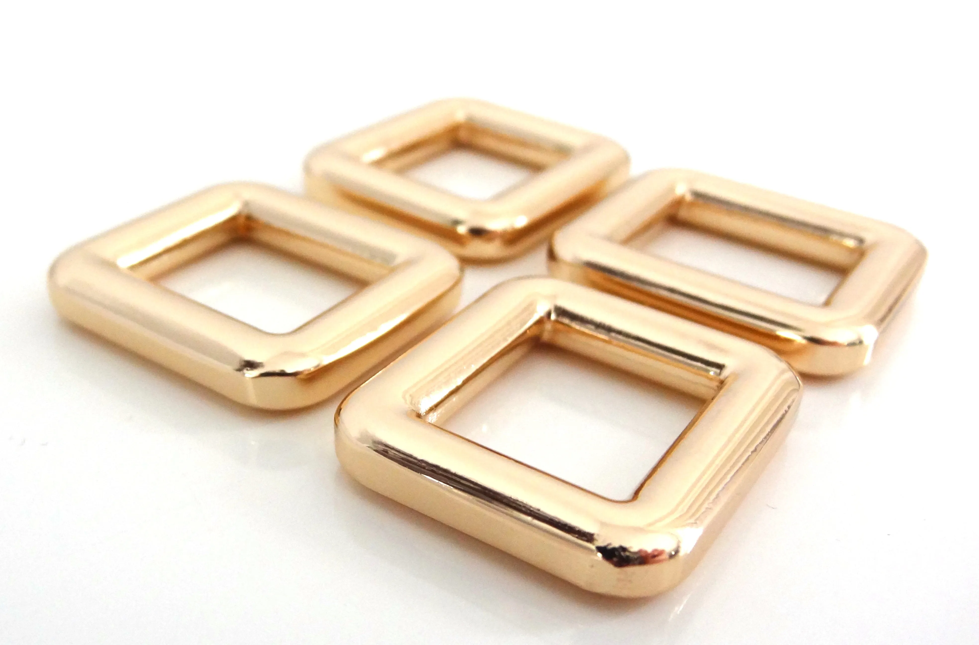 Solid-Cast Rectangle Rings - 16mm Inner Width - Pkg of Four