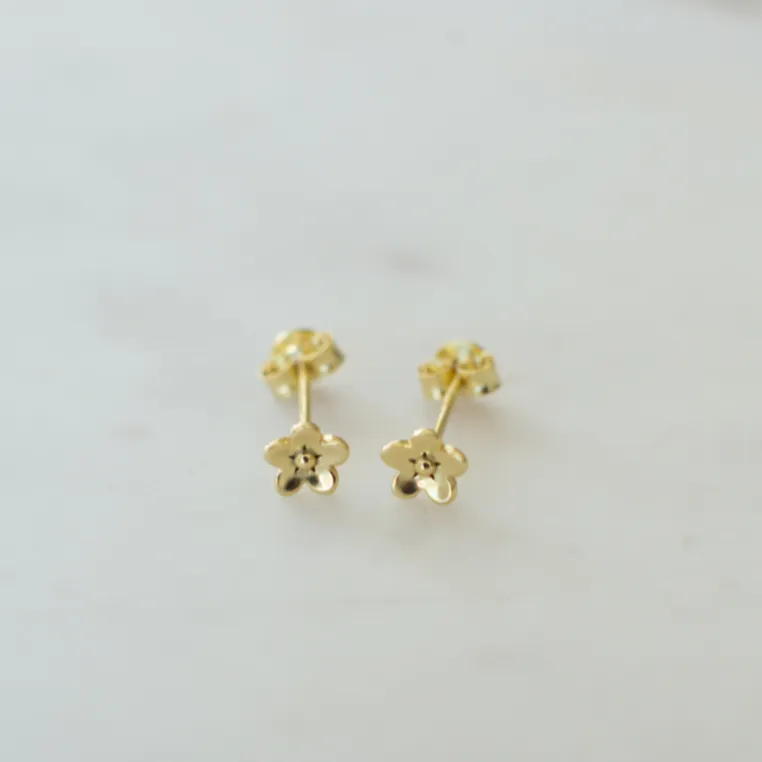 Sophie Daisy Day Studs - Gold