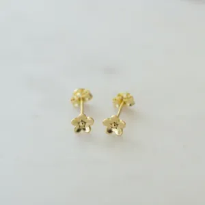 Sophie Daisy Day Studs - Gold