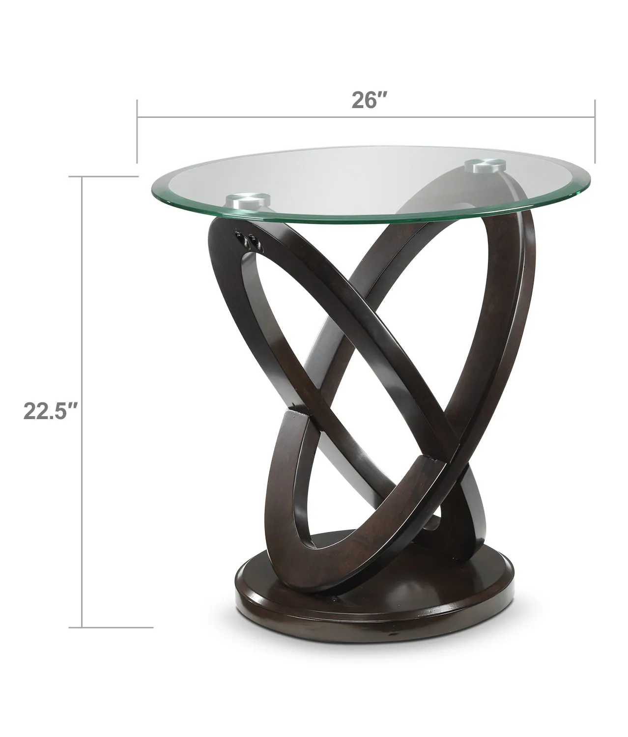 Stark Sofa Table - Brown Cherry