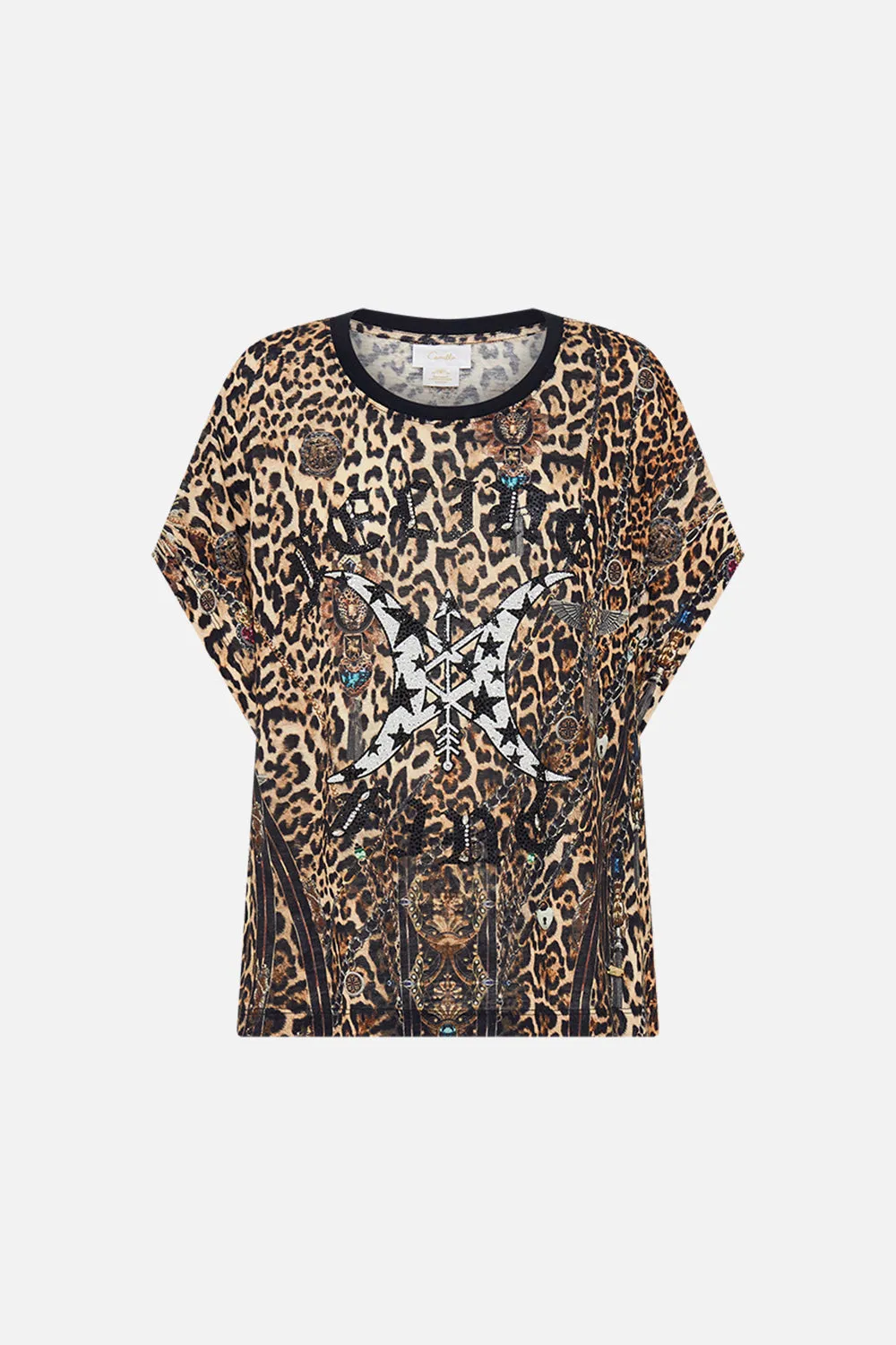 T-SHIRT WITH DROPPED ARMHOLE - PRINTED AMSTERGLAM