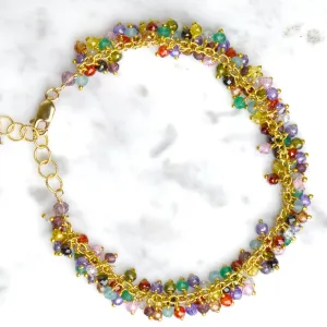 Tailfeather Boho Gem Bracelet