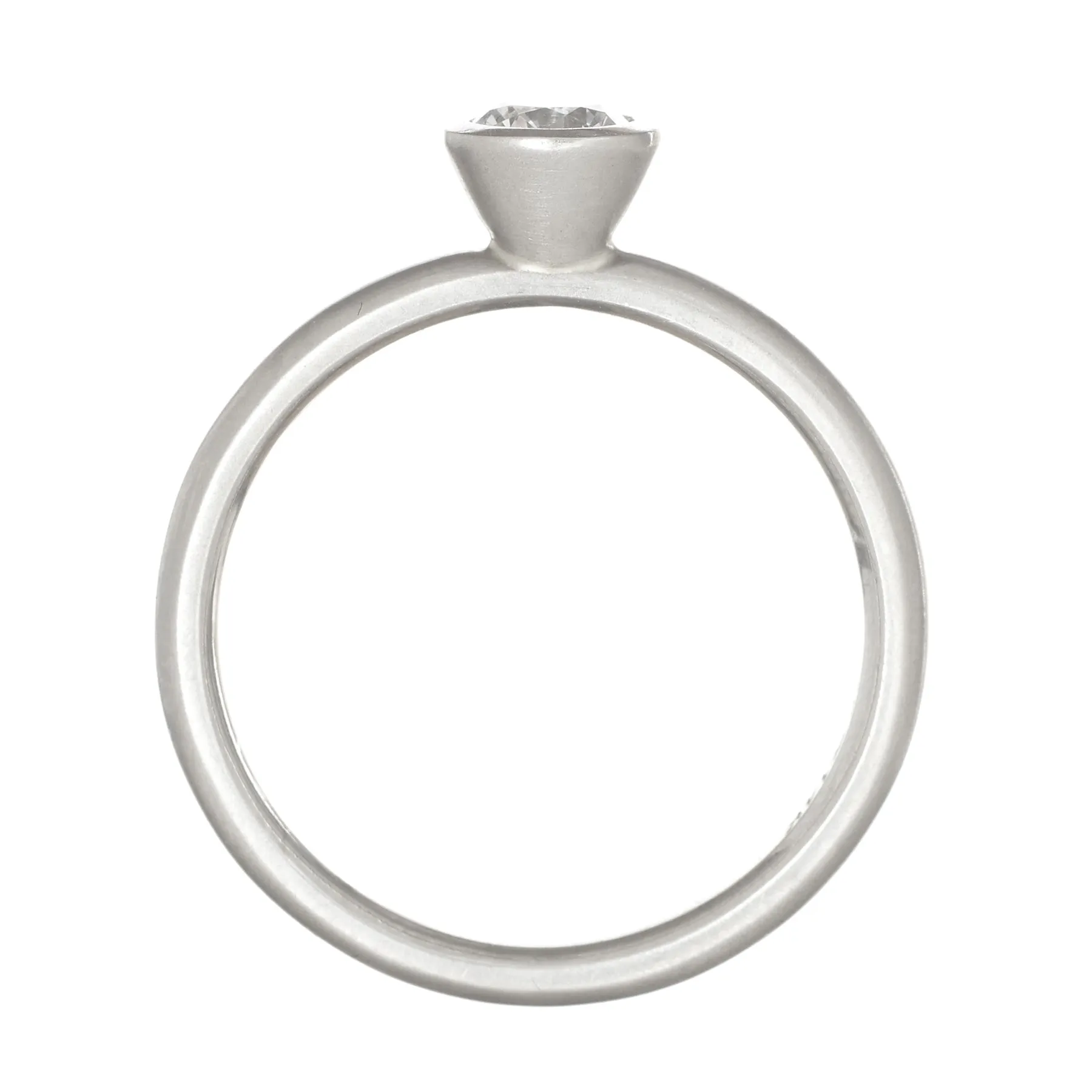 The Classic Anne Bezel Engagement Ring Mount