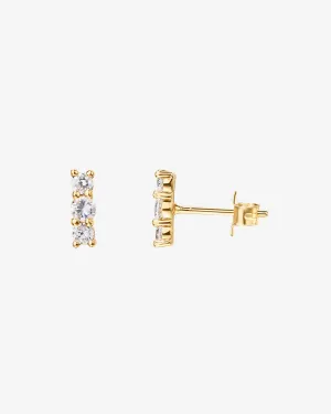 Vermeil Eva Studs