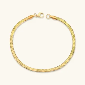 Vida Gold Herringbone Bracelet