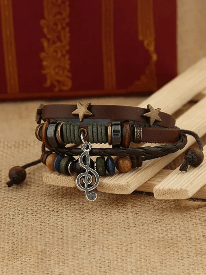 Vintage Boho Multi Layered Bracelet