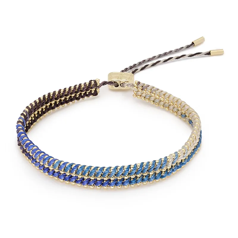 Yolia Denim Ombré Gold Bracelet