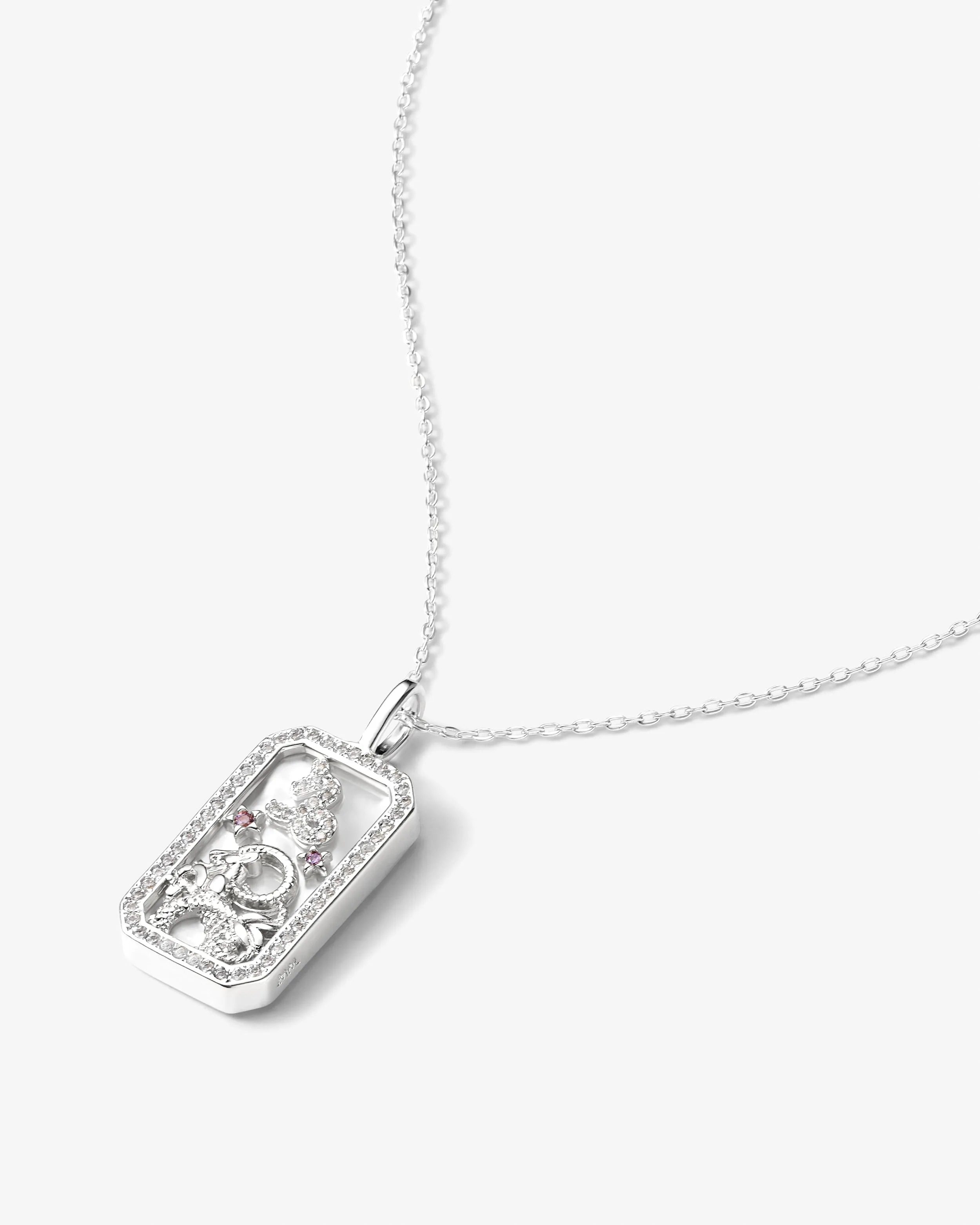 Zodiac Amulet Necklace - Silver