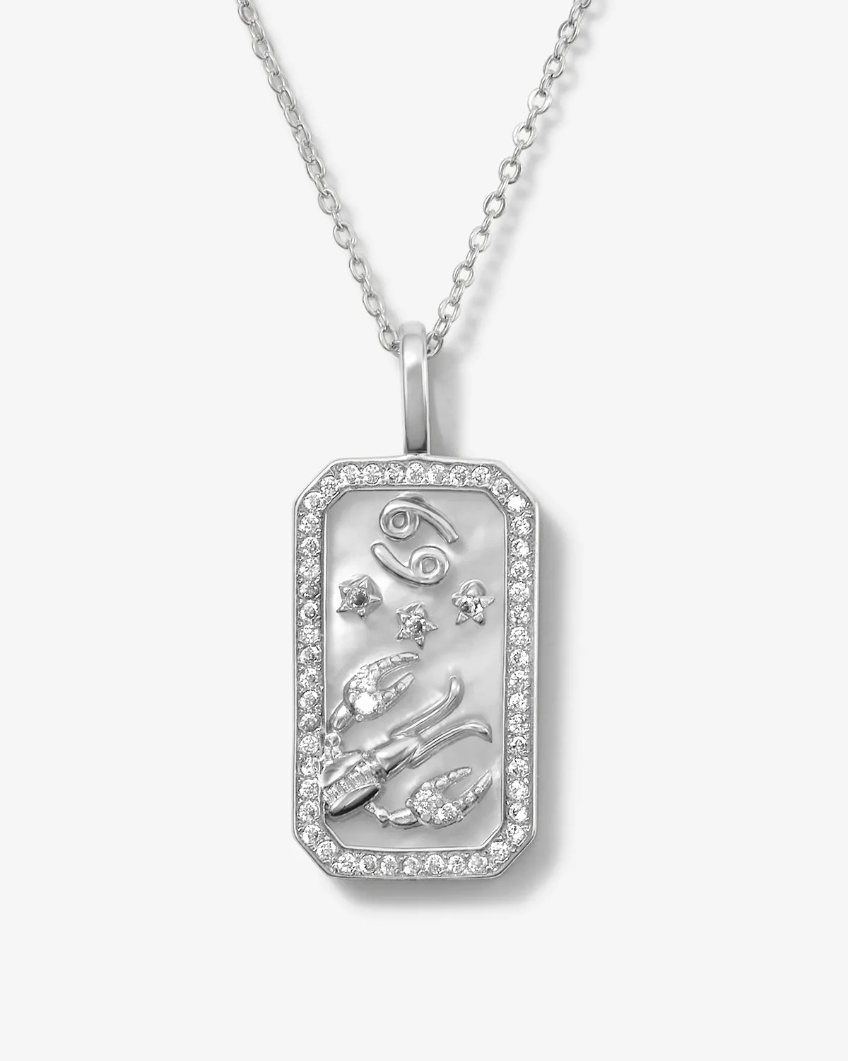 Zodiac Amulet Necklace - Silver